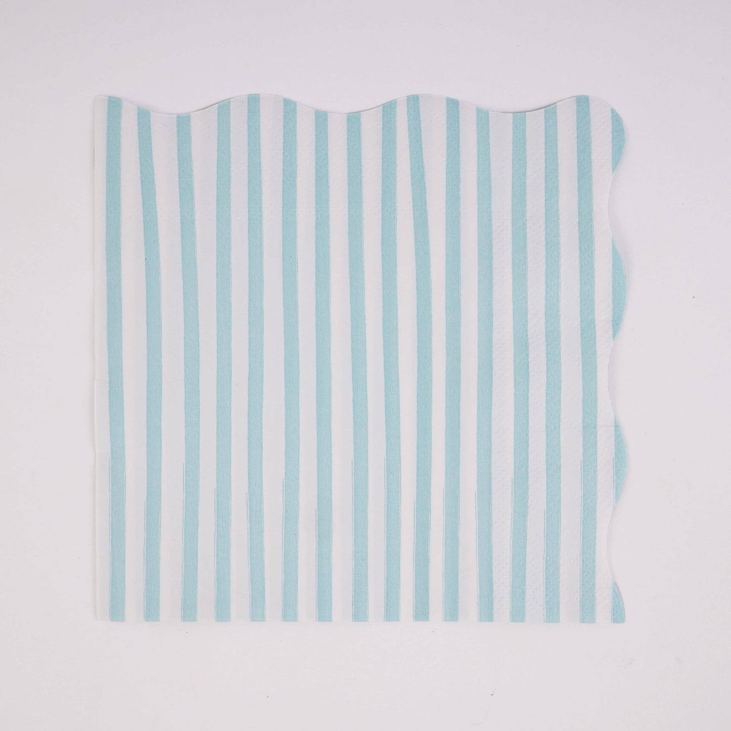 Teal and White Stripe Napkins