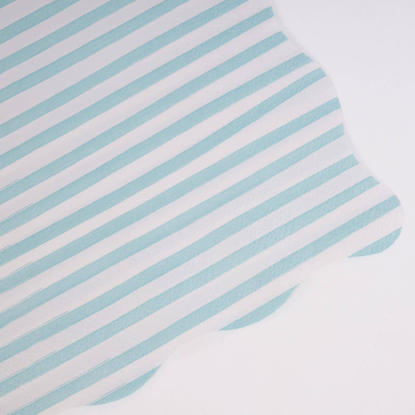 Teal and White Stripe Napkins