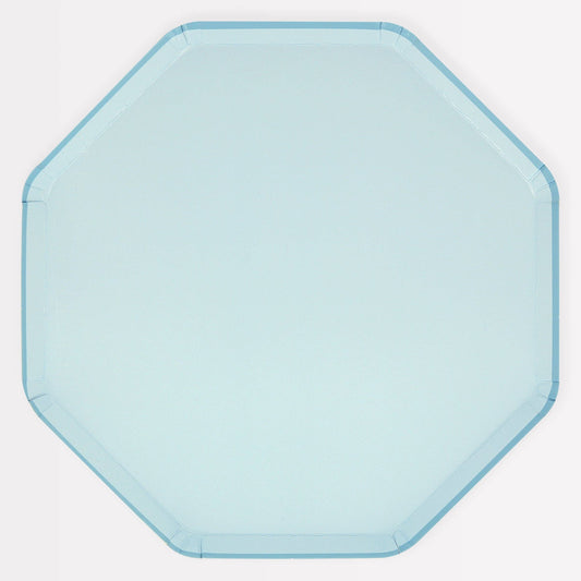 Summer Sky Blue Dinner Plates