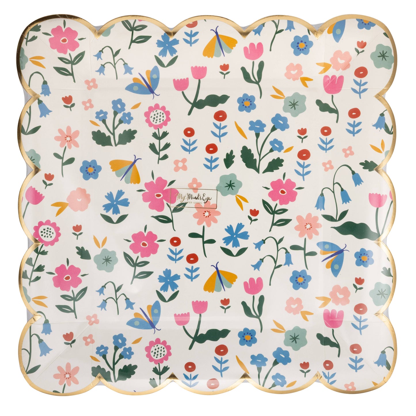 Floral Pattern 9" Plate