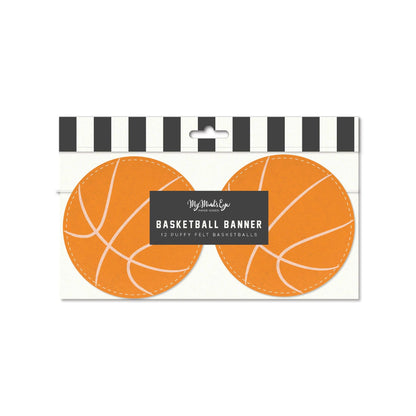 Basketball Puffy Felt Banner