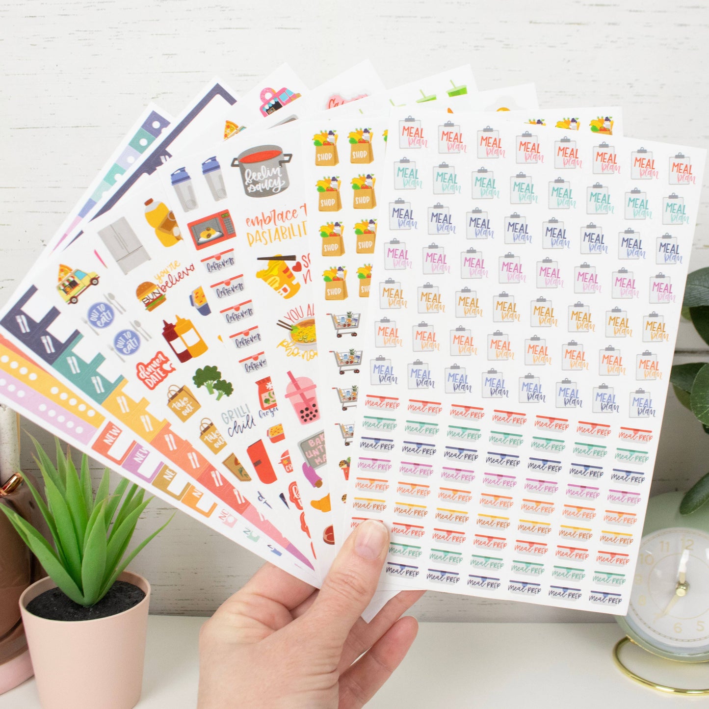 Meal Planning Sticker Pack
