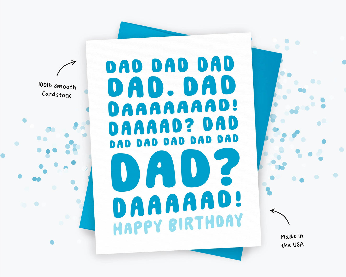 Funny Birthday Card to Dad from the Kids, Fatherhood