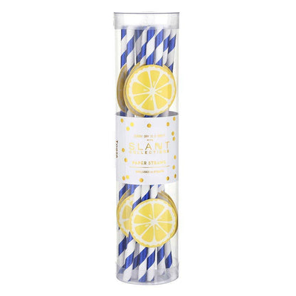 Lemons Paper Straw
