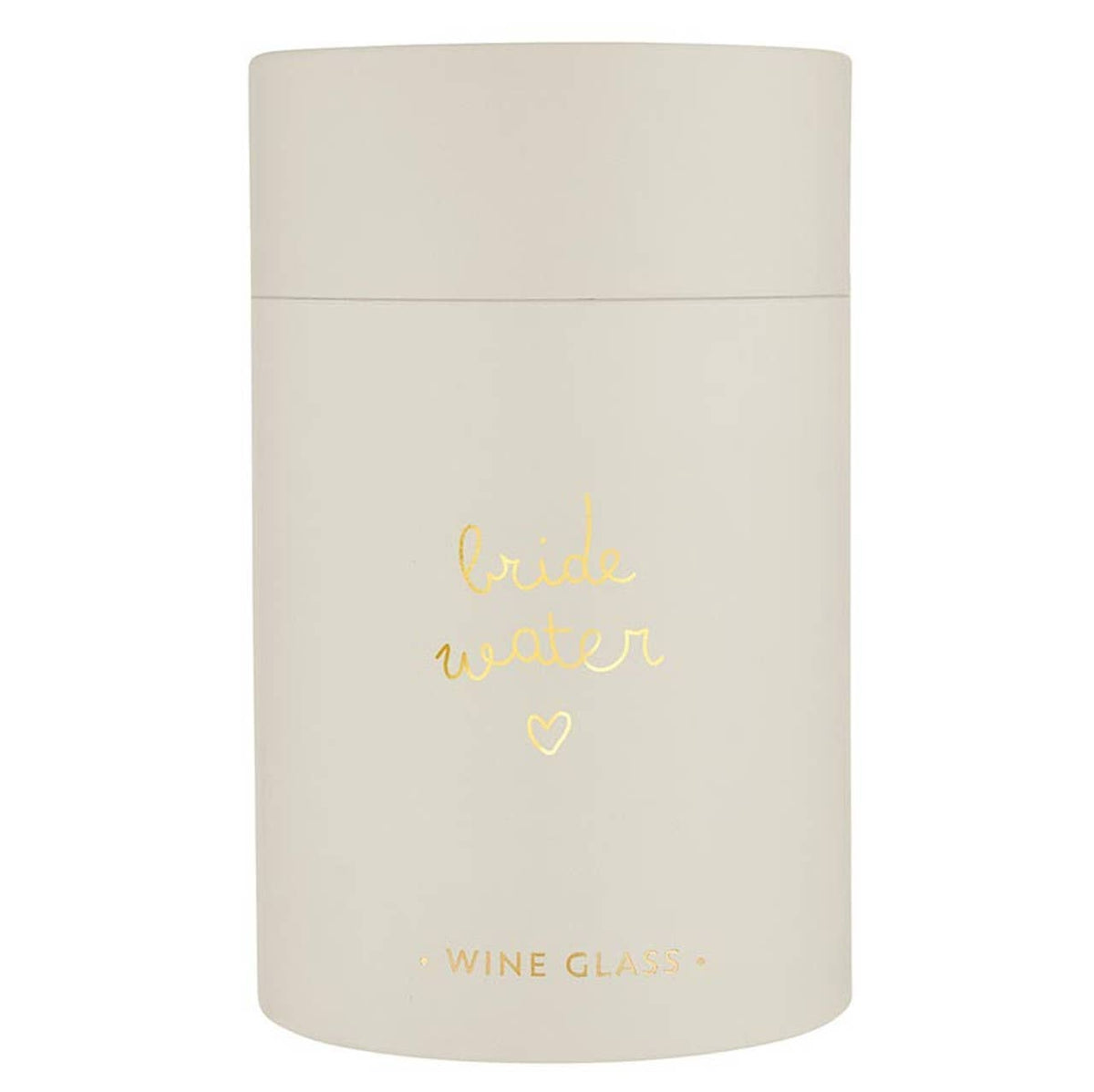 Bride Water - Gold Foil Stemless Wine Glass