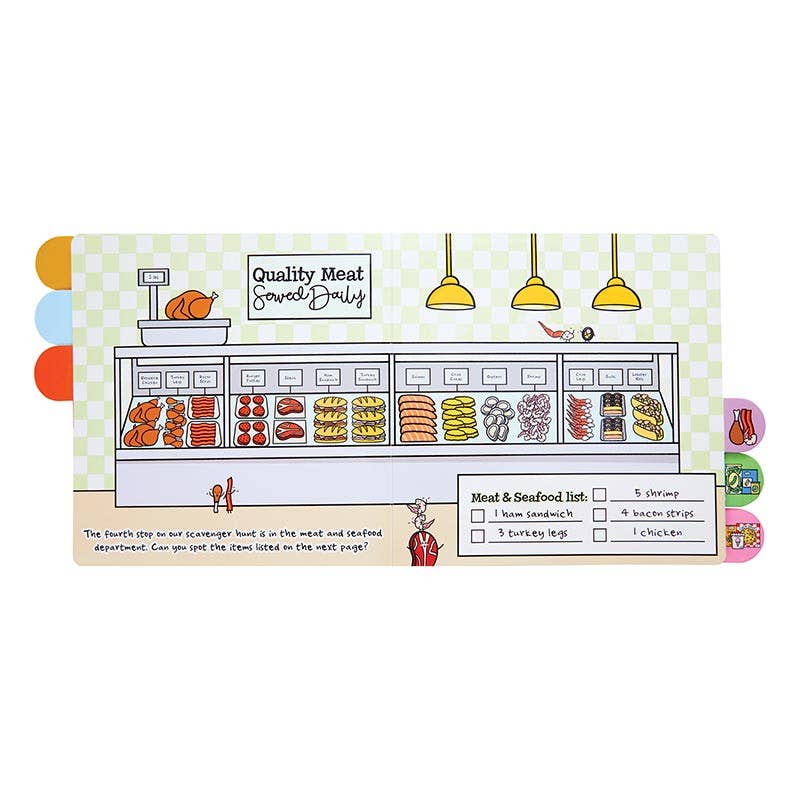Grocery Store Scavenger Hunt Board Book