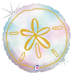 Holographic Sand Dollar Balloon - 18"
